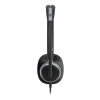 Poly Mission 615 Wired On-Ear AI Noise Reduction Bulk Headset - Black