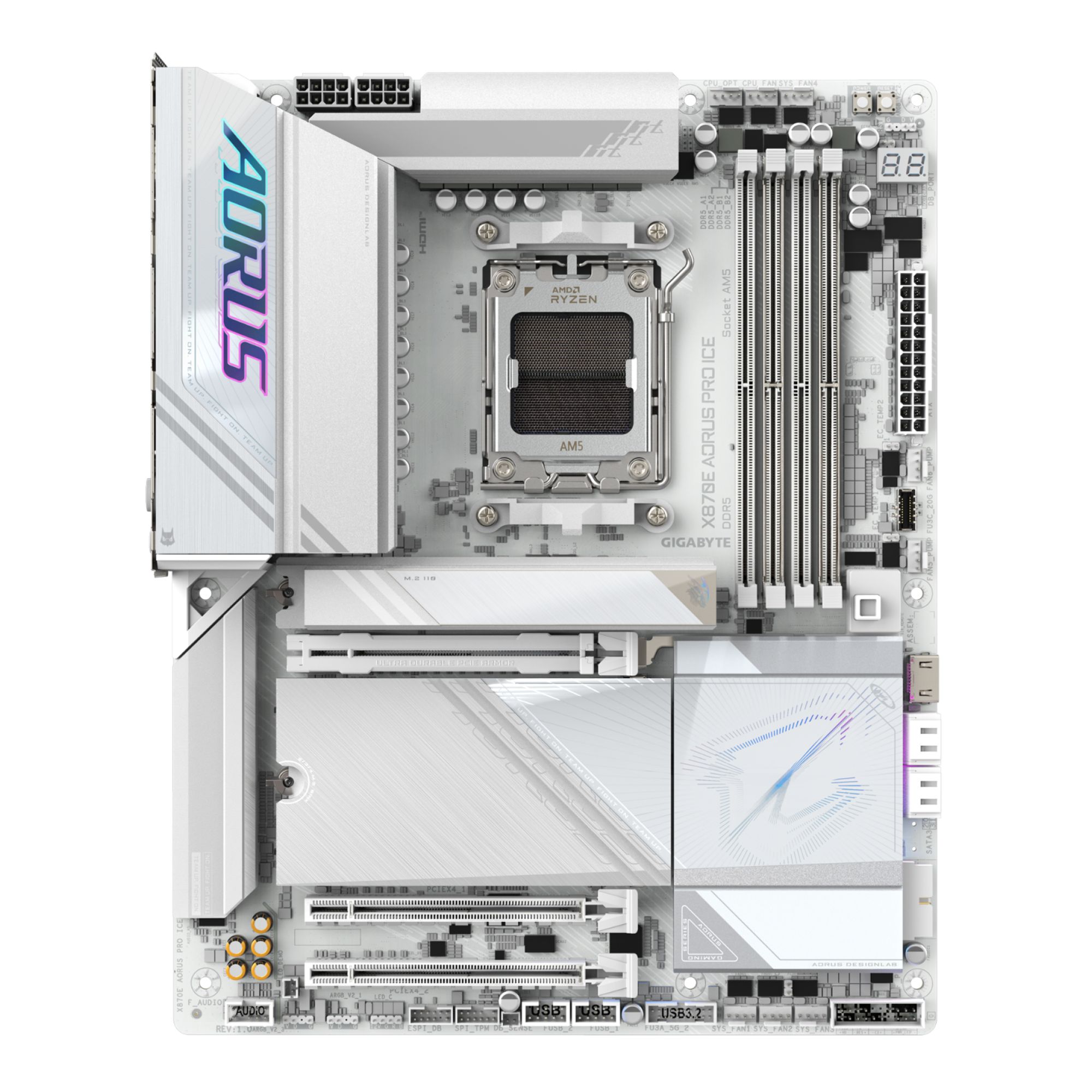GIGABYTE X870E AORUS PRO ICE DDR5 ATX AMD Motherboard White