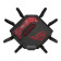 ASUS ROG Rapture BE19000 Tri-band Wi-Fi 7 20 Gigabit Ethernet Gaming Router - Black