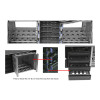 Codegen 3U Rackmount 650mm Deep PC Case - Black