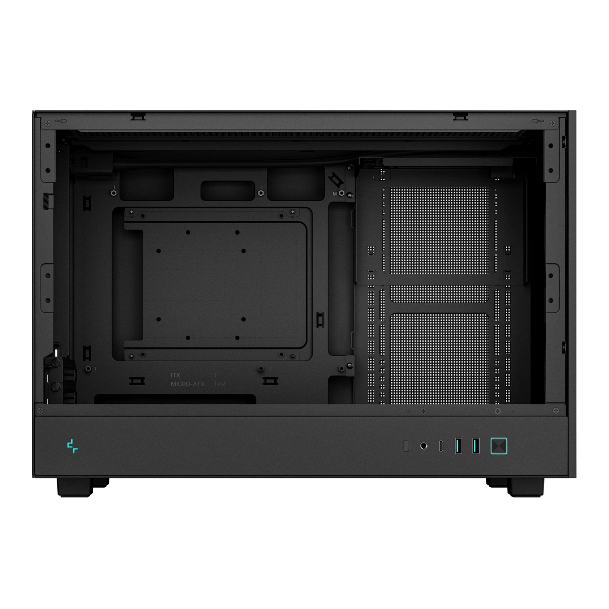 DeepCool CH260 MicroATX Gaming PC Case Black