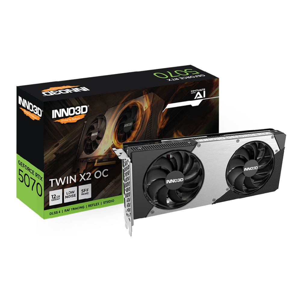 INNO3D GEFORCE RTX 5070 TWIN X2 OC新品未開封 Inno3D RTX 5070 TWIN X2 OC 12GB Gaming Graphics Card