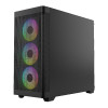 Gamdias ATHENA M3 Tempered Glass Mid Tower Gaming PC Case - Black