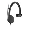 Poly Mission 615 Wired On-Ear AI Noise Reduction Bulk Headset - Black