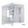 1st Player UV6 Tempered Glass Micro ATX Gaming Case - White