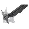 Neomounts FPMA-D650DBLACK 17-27" Coil Spring Full Motion Desk Mount Dual Monitor Arm - Black