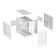 ASUS A32 PLUS ARGB Tempered Glass Dual-Chamber Mid-Tower Gaming PC Case - White