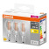 OSRAM LED Base Classic 4 Watt E14 Warm White Bulb - Triple Pack