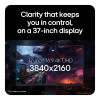 LG UltraGear 37G800A-B 37" UHD 4K 165Hz 1ms Freesync Premium Pro USB-C Height Adjustable Curved Gaming Monitor