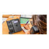 Poly Edge B30 - VoIP POE Phone With Caller ID/Call Waiting - Black