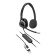 Poly Mission 615 Wired On-Ear AI Noise Reduction Bulk Headset - Black