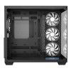 CiT Vision ARGB Tempered Glass Mid Tower ATX Gaming PC Case - Black
