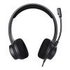 Trust HS-260 ENC Wired On-Ear Headset - Black