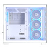ASUS A32 PLUS ARGB Tempered Glass Dual-Chamber Mid-Tower Gaming PC Case - White