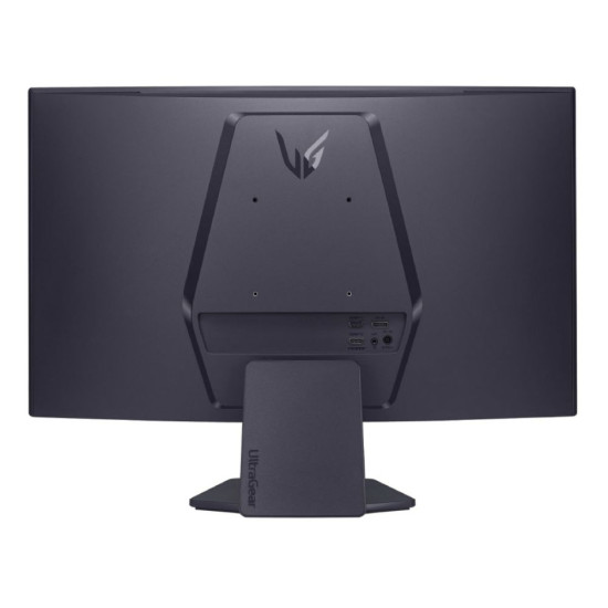 Back of LG UltraGear 27GS60QC-B.AEKQ 27" Curved Quad HD Gaming Monitor 