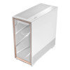 Antec Flux PRO Wood Tempered Glass Full Tower Gaming PC Case - White