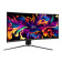 MSI MPG 341CQPX QD-OLED 34" Curved QD-OLED Ultrawide QHD 240Hz 0.03ms Height Adjustable Gaming Monitor