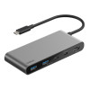 Belkin Connect 7-Port USB-C Hub with Dual USB-C Ports - Grey