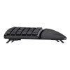 Trust Keyra Ergo Multi-device Full-size Wireless Keyboad - Black
