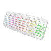 CIT Raptor 4-in-1 Keyboard Mouse Headset Mouse Pad Combo Kit - White