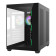 CiT Vision ARGB Tempered Glass Mid Tower ATX Gaming PC Case - Black