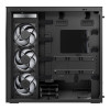 Arctic Xtender ARGB Mirror Tempered Glass w/ Vertical Mount Mid Tower PC Case - Black