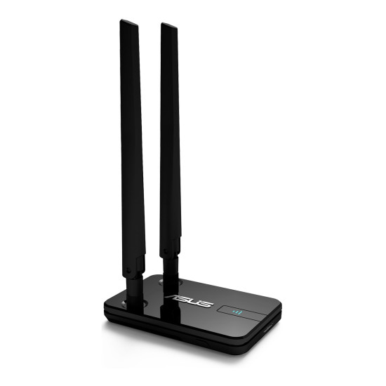 ASUS USB-AC58 dual-band wireless adapter with 2.4GHz and 5GHz