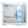 MSI MAG PANO M100R PZ Micro-ATX Tower Tempered Glass Gaming PC Case - White