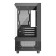 1st Player MIKU Mi2-A Tempered Glass Mid Tower Gaming Case - Black