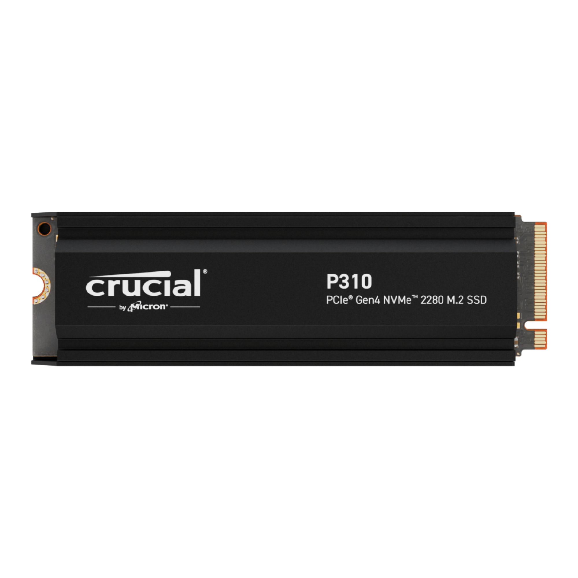 Crucial P310 4TB M.2 2280 NVMe PCIe 5.0 SSD with heatsink