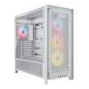 Corsair FRAME 5000D RS ARGB Tempered Glass Mid Tower Gaming PC Case - White