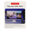 LG 27SR50F-W 27" IPS Full HD Smart Monitor with Web OS, Built in Apps and Speakers