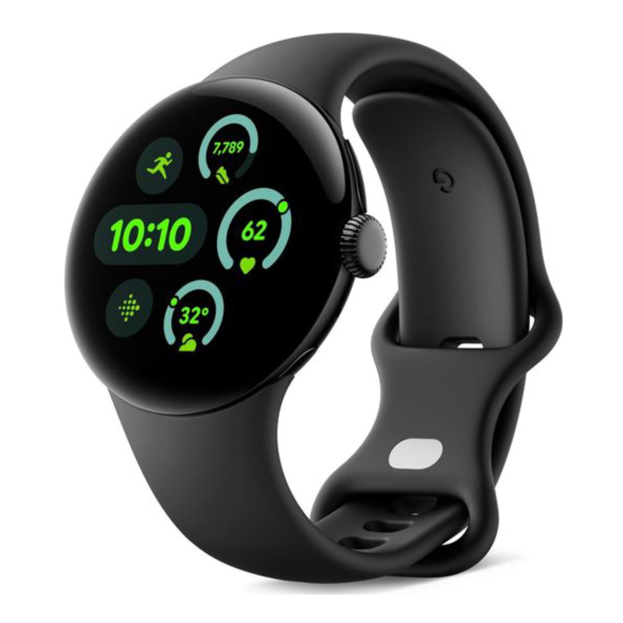 Google Pixel Watch 3 41mm Qualcomm Cortex M33 32GB 4G LTE Smartwatch with Band - Obsidian