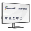 iiyama ProGraphic HB3201UHSNP-B1 31.5" 4K Ultra HD IPS Black 60Hz 4ms USB-C Height Adjustable Monitor with Speakers - Matte Black