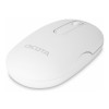 DICOTA D32045 Dual Mode Wireless Optical Mouse 1600 DPI Silent Rechargeable White