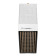 ariel view of Fractal Design North Chalk FD-C-NOR1C-03 White Mesh Side Panel ATX Mid Tower PC Case 
