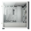 Corsair iCUE 5000X RGB Mid Tower Tempered Glass ATX Gaming PC Case - White