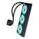 ASUS PRIME LC 360 ARGB 360mm Liquid CPU Cooler with ARGB Fans + PRIME AP202 TG ARGB BLACK Chassis Bundle Pack