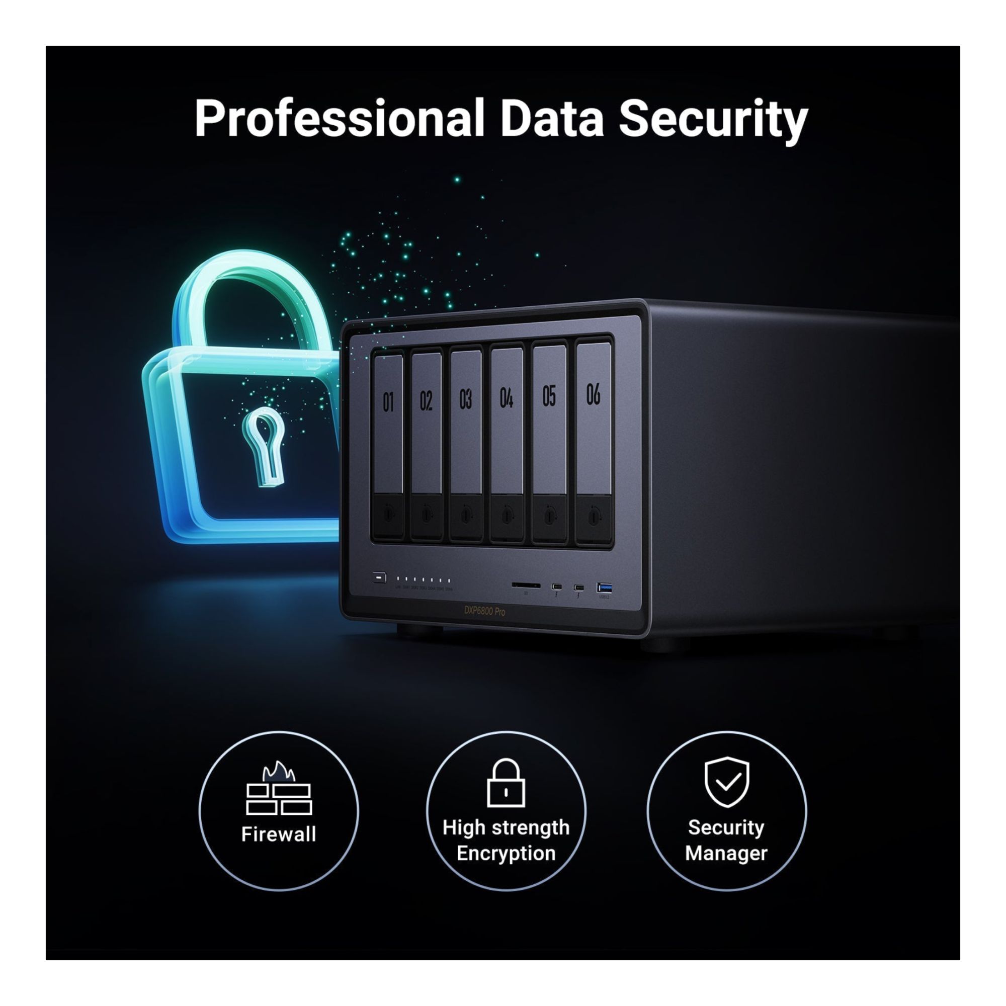 UGREEN DXP6800PRO 6-Bay Intel i5 8GB NAS Enclosure
