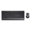 Trust Trezo Comfort Full-size Wireless Keyboard and Mouse Set - Black