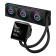 ASUS ROG Strix LC IV 360 ARGB LCD Display All-in-One Liquid CPU Cooler - Black