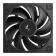 DeepCool FD12 120mm PWM PC Case Fan - Black 3 Pack
