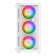 Vida Lucid Micro-ATX Tower Tempered Glass Gaming PC Case - White