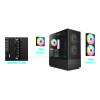 Gamdias Talos M3 Mesh Case with 360mm Water Cooler and 750W PSU Bundle - Black