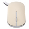 ASUS Marshmallow MD100 1600 DPI Wireless Optical Mouse - Oat Milk with Green Latte Cover