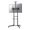 Neomounts FL50-550BL1 37-70" 50kg Height Adjustable Mobile TV Trolley Stand with Camera Shelf - Black
