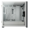 Corsair 5000D Airflow Mid Tower Tempered Glass ATX Gaming PC Case - White