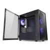 Tecware Forge M2 Mini Tower Micro-ATX ARGB Gaming PC Case - Black