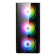 CiT Flash RGB Tempered Glass Micro ATX Gaming PC Case - Black