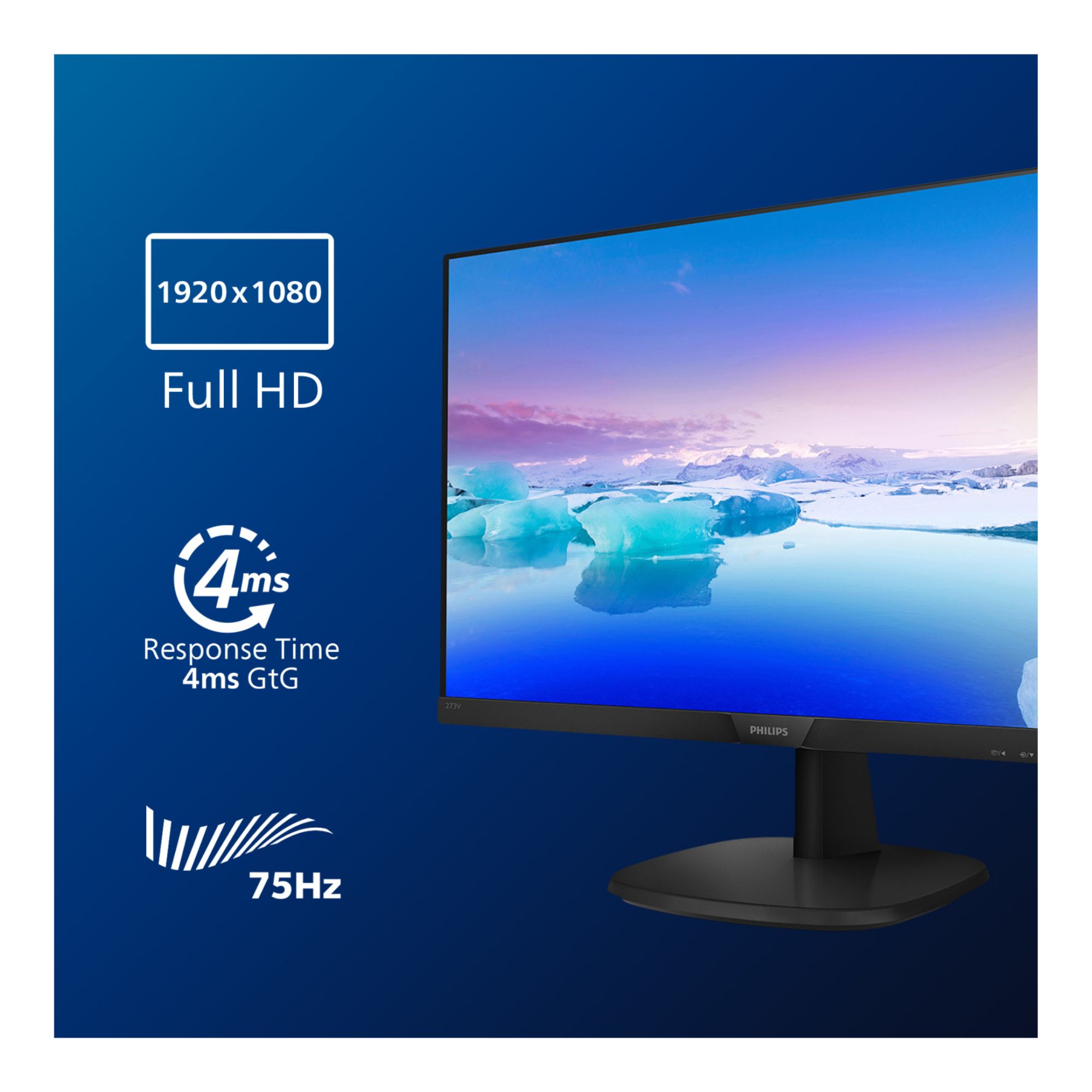 Refurbished - Philips V Line 273V7QJAB/00 27